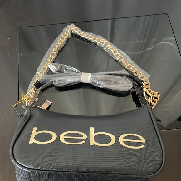NWT BEBE SHOULDER BAG -Black - Picture 11 of 13